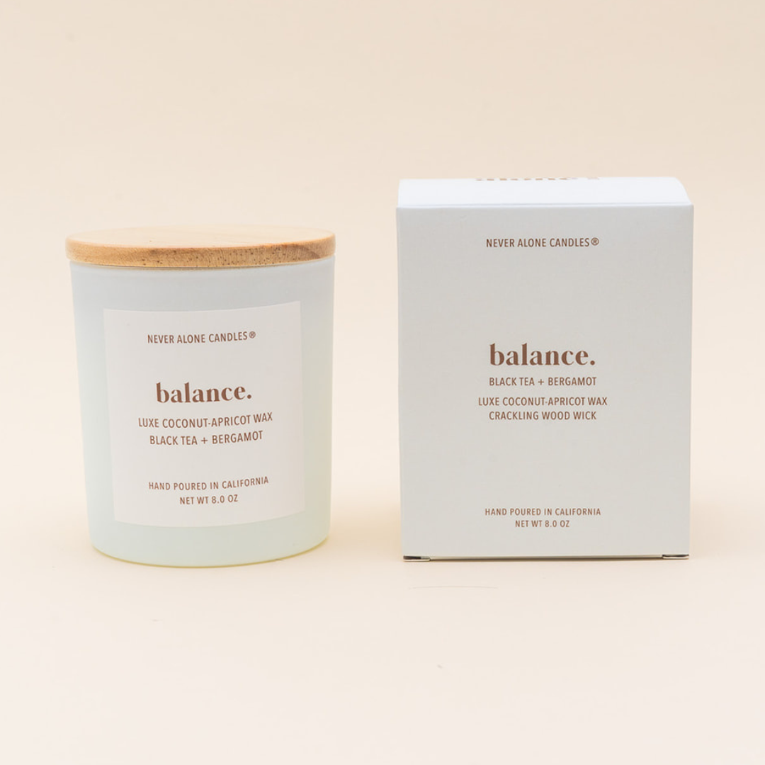 Black Tea + Bergamot Scented Candle