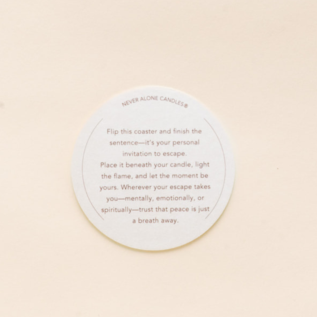 Coconut + Vanilla Scented Candle