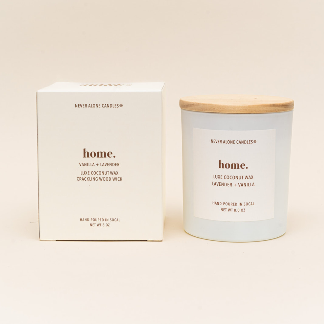 Vanilla + Lavender Scented Candle