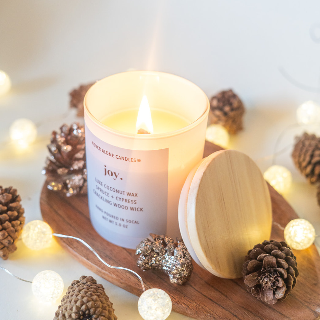 Cypress + Spruce Scented Mini Candle