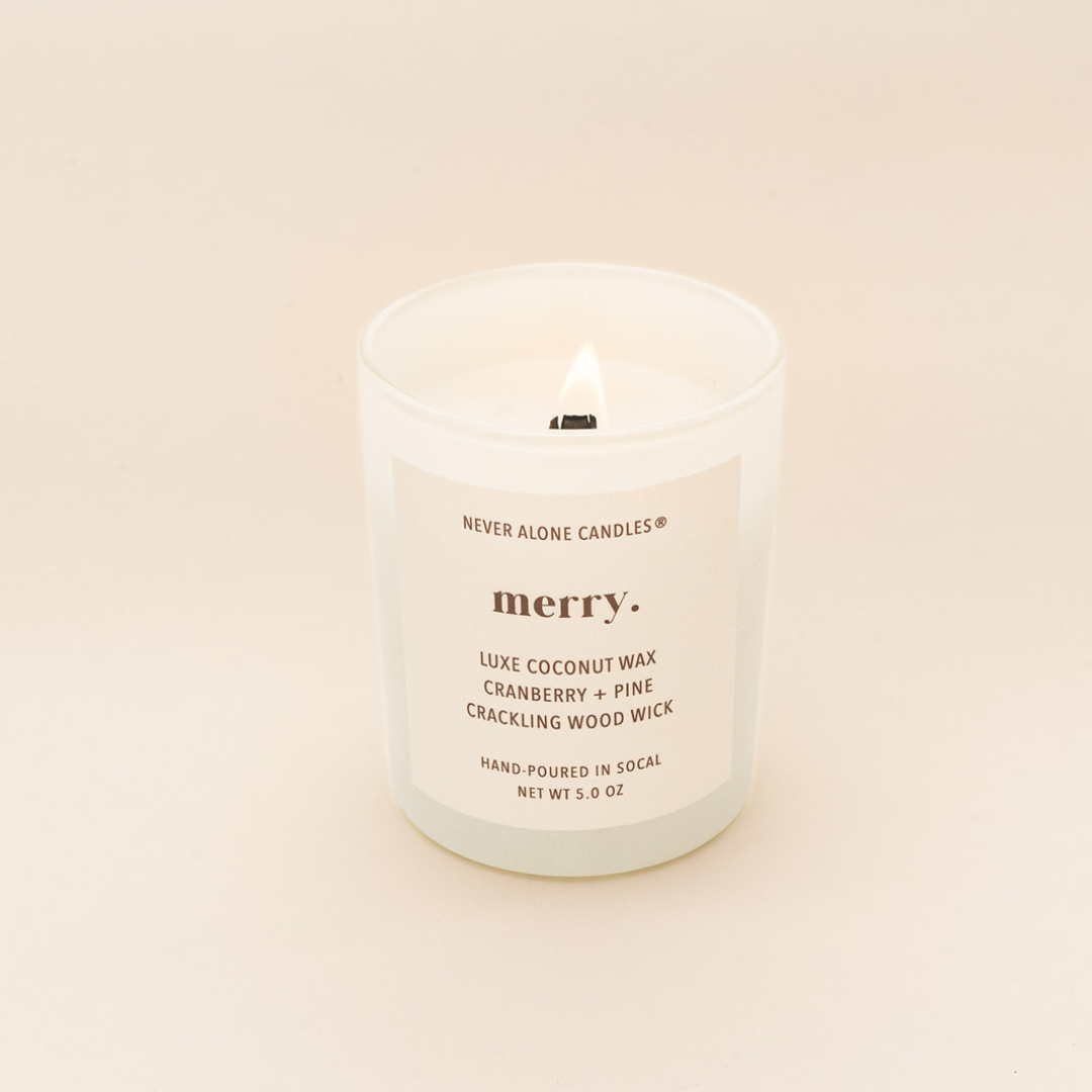 Cranberry + Pine Mini Candle