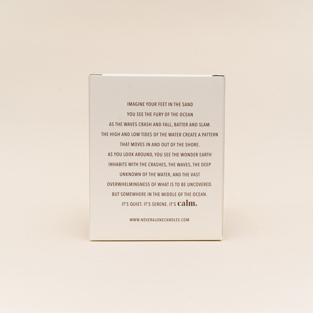 Sea Salt + Bamboo Scented Candle