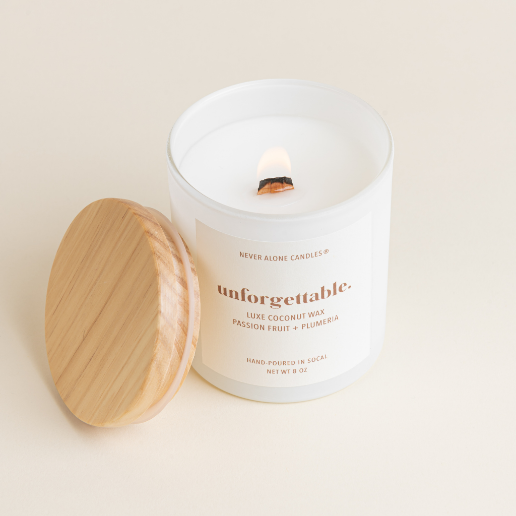 Passion Fruit + Plumeria Scented Candle