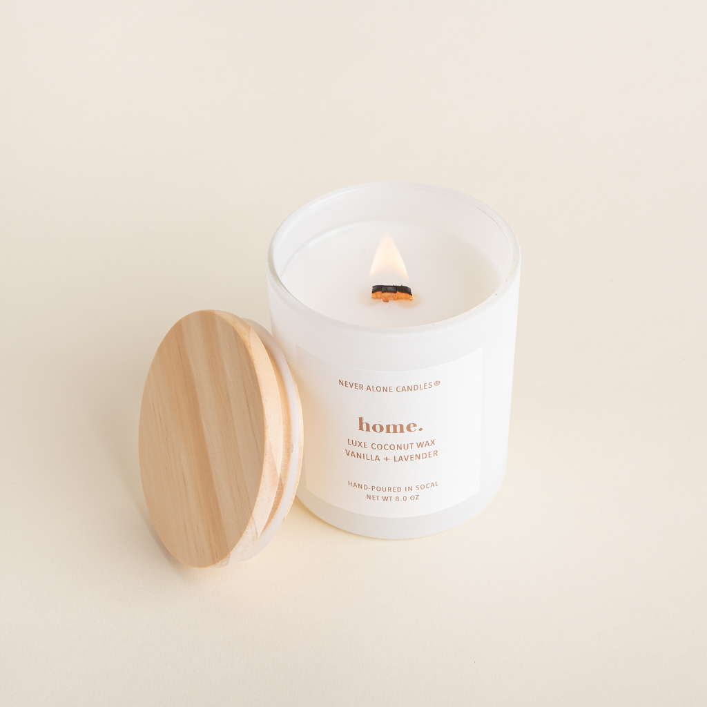 Vanilla + Lavender Scented Candle