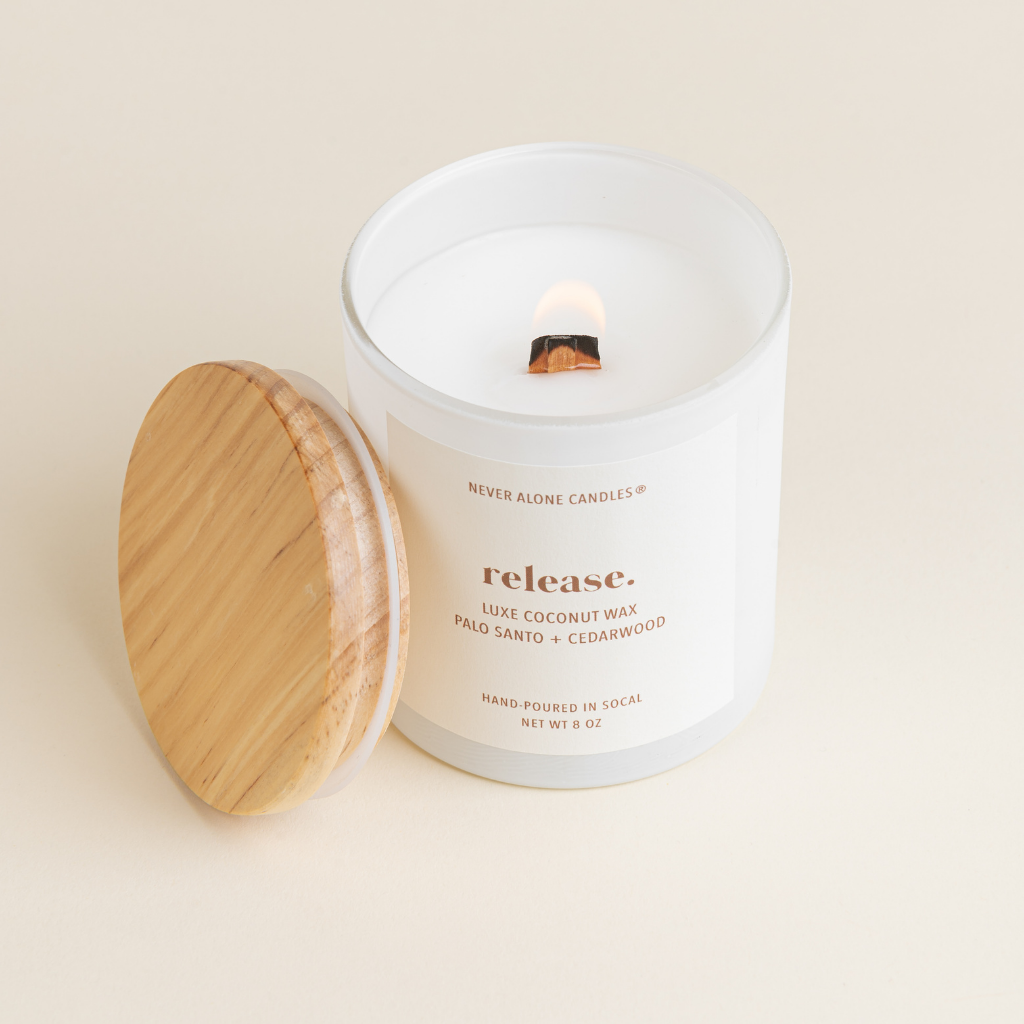 Palo Santo + Cedarwood Scented Candle