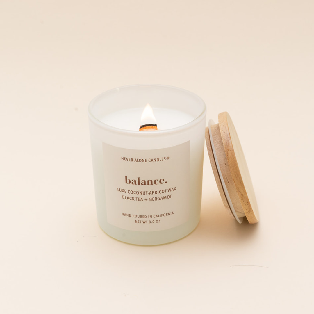 Black Tea + Bergamot Scented Candle