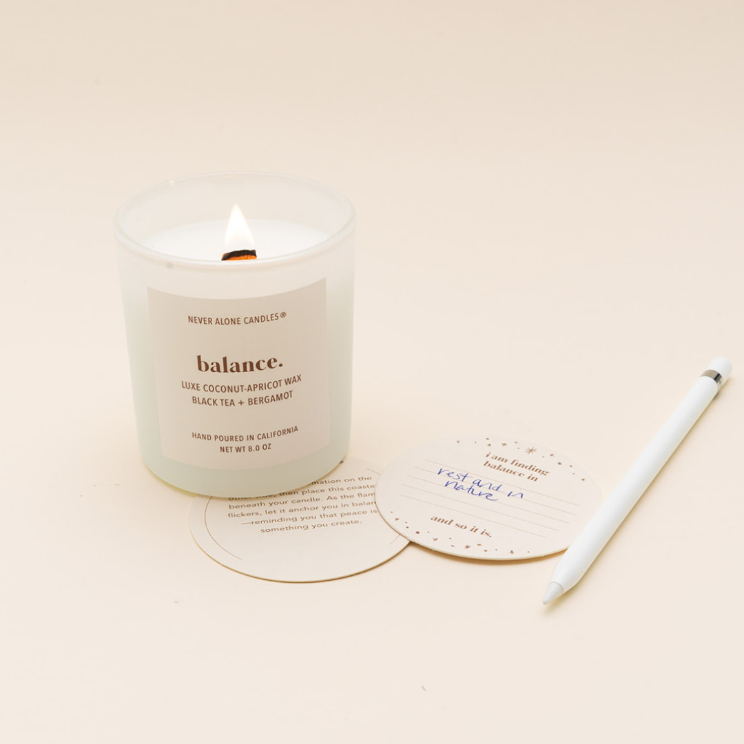 Black Tea + Bergamot Scented Candle