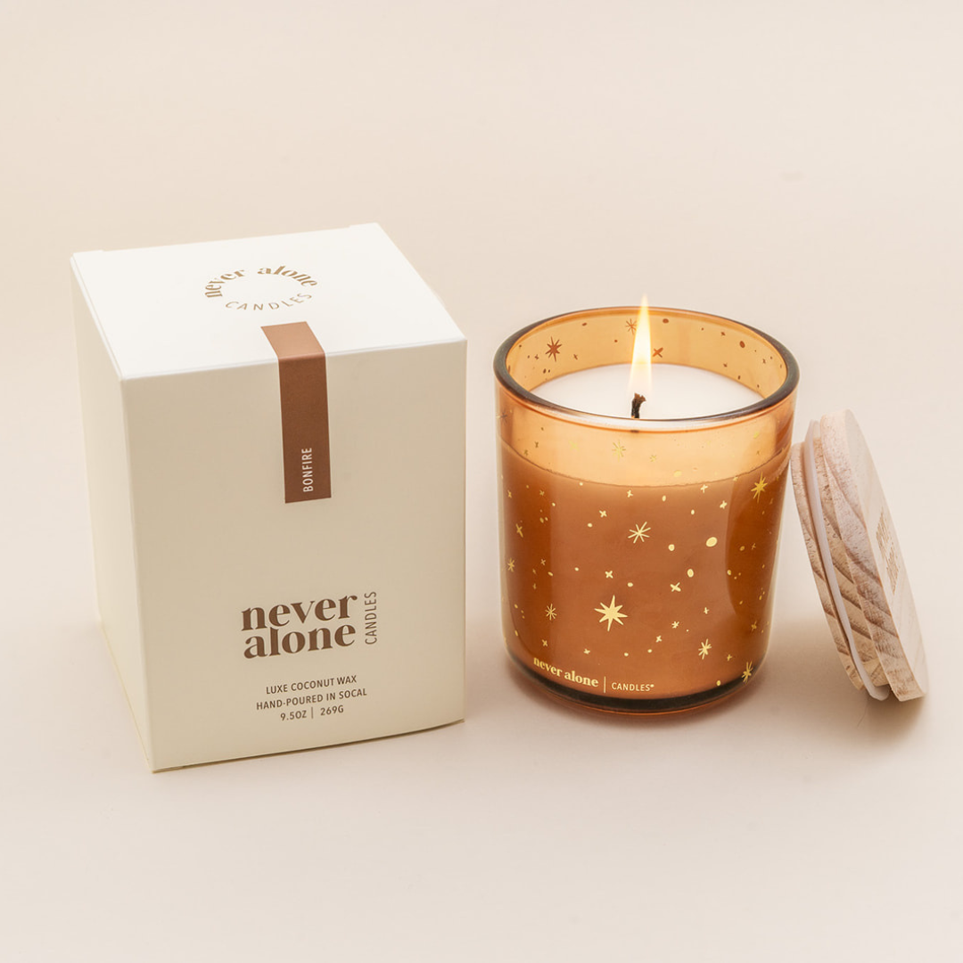 Bonfire | Roasted Marshmallow + Charred Wood Scented Candle