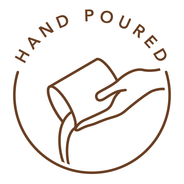 hand-poured candles, female owned small business